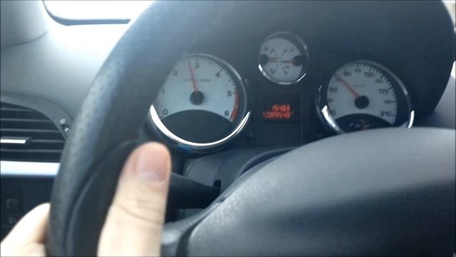 Testdrive Peugeot 207 Cc 1.6 HDI FAP 110 Ps / Tachoansicht  Full HD