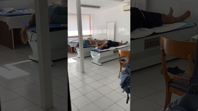 Процедуры в санатории. Массажная кровать. Отдыхающие почти все разъехались. Свободно #сочи2023