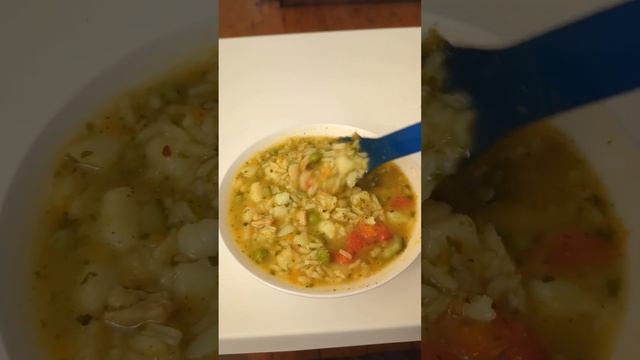 всего набросала, получилось вкусно #суп #рецепты #картошка