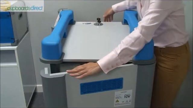 LapCabby 10V Vertical Laptop Charging Trolley Demonstration