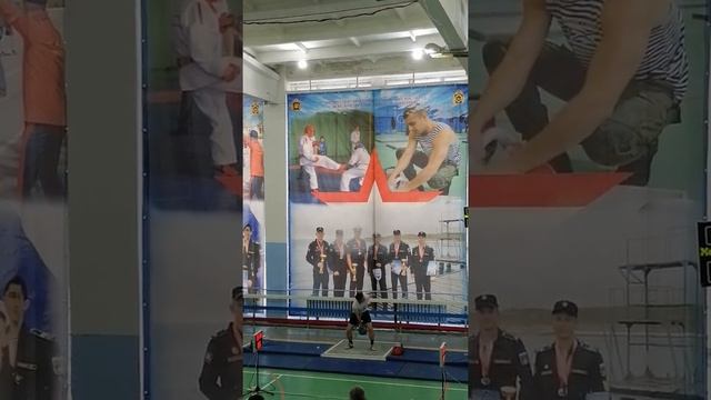 Чемпионат ВМФ 2021 рывок 24 кг. Герасимов Александр 122 раза.