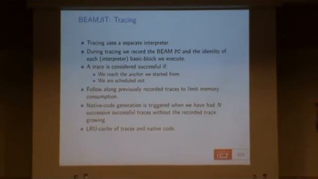 Erlang 2014: BEAMJIT -- A Just-in-Time Compiling Runtime For Erlang