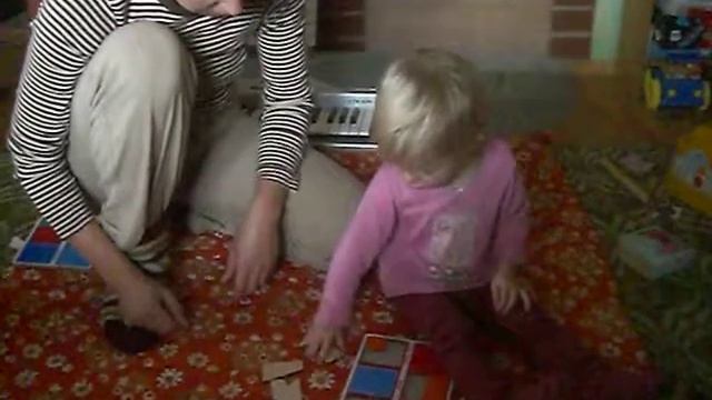 Собираем квадраты Никитина ( 1 год и 6.5 мес)