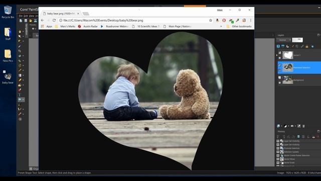 How To Cut Out Shapes And Text In PaintShop Pro