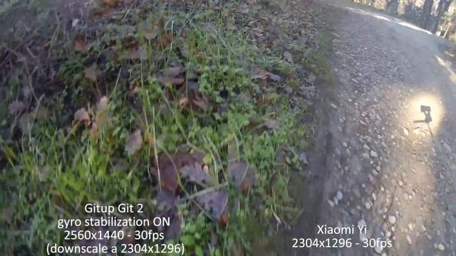 [Test] Gitup Git 2 Vs Xiaomi Yi - 2K 30fps - ActionCam Italia