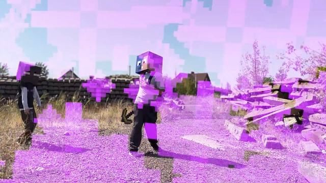 Minecraft In Real Life POV - RED WARDEN BATTLE In Realistic Minecraft 創世神第一人稱真人版