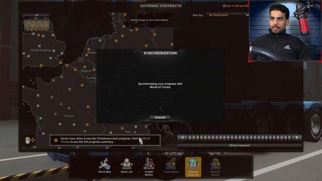 شرح تسجيل في World Of Trucks ونقل حمولات Events في محاكي الشاحنات|ETS2/G29