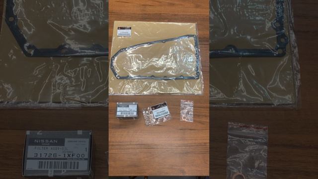 Запчасти (фильтр, прокладки) для замены масла в вариаторе Mitsubishi