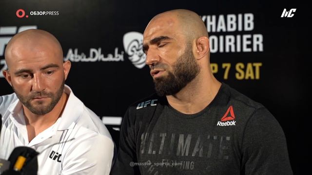Омари Ахмедов удивлен соперником  Интервью после боя UFC 242