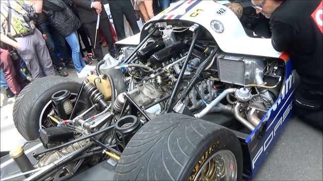 Porsche 962 - Engine Sound - Le Mans @ Zuffenhausen 2016