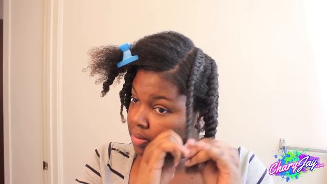 BANGIN' Flat Twist-Out Using CURLS!