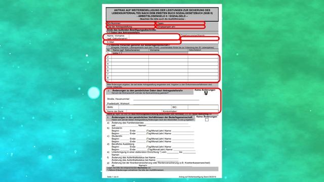 Продление выплат в Jobcenter. Заполняем Weiterbewilligung