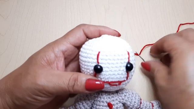 ?PENNYWISE AMIGURUMI / TUTORIAL PASO A PASO  ( SEGUNDA PARTE)?