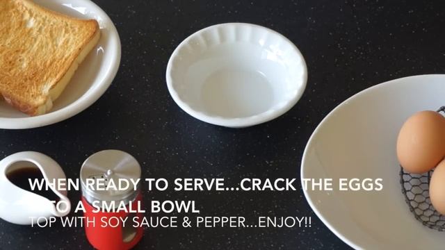 How To Make Malaysian Style Half- Boiled Eggs