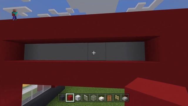 Minecraft Tutorial - How To Make A KFC In Minecraft (Part 1-Outside Build