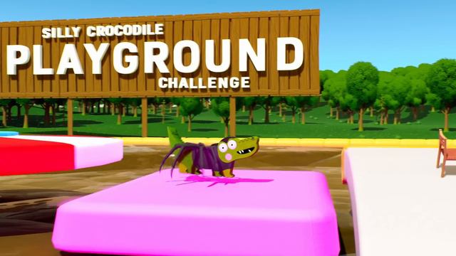Silly Crocodile Playground | Just For Kids