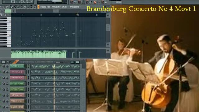 Brandenburg Concerto No 4 Movt 1 On Edirol HQ Orchestral