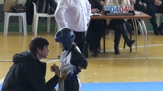 Мирошниченко Никита ПОИНТ 20.02.15 Чемпионат и Первенство Крымского ФО по кикбоксингу WAKO