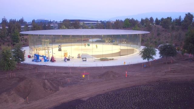 APPLE PARK: Late August 2017 Construction Update