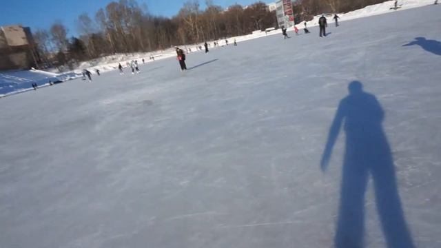 Байкеры на катке -2. 27.12.2014. Хабаровск