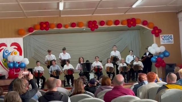 Выступление на отчетном концерте ДШИ  