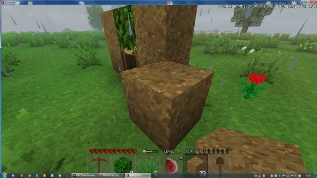 играю в Survial Craft 2 (извините за лаги)