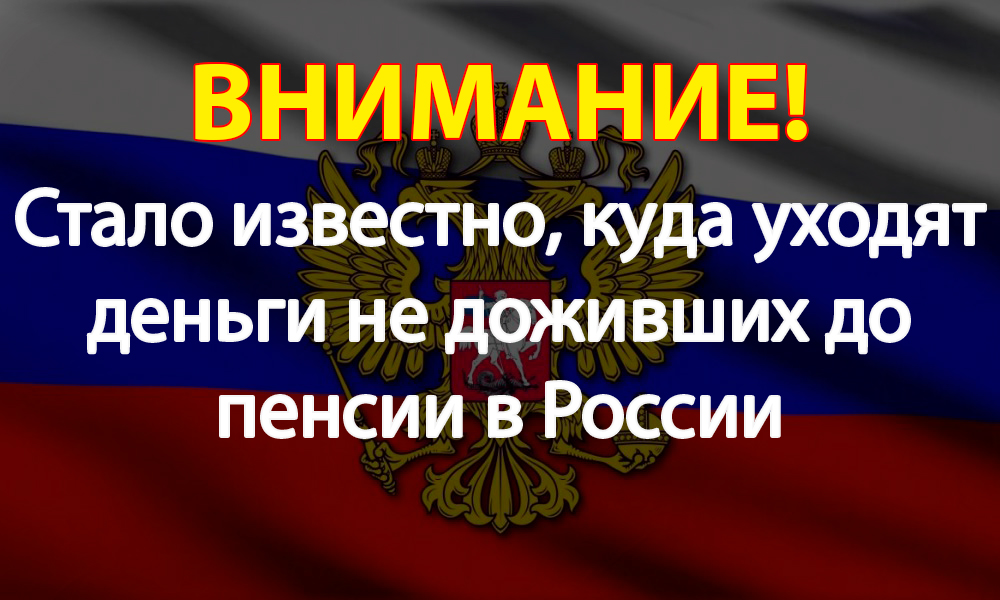 Стало известно куда уходят деньги не доживших до пенсии в России