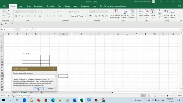Cara Menggunakan Protect Sheet & Unprotect Sheet Di Excel