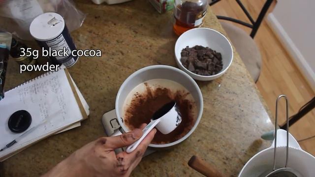 Smoky Dark Chocolate Ice Cream | Lapsang Souchong / Black Cardamom / Dark Chocolate Ice Cream Recip