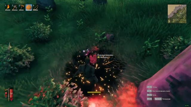 Valheim проект Капитан америка.  Дом на воде не получился.  Нашел черный лес.