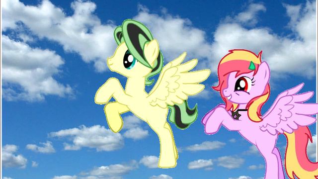 Пони клип//До неба (опять Флаттер Грин и Рейнбоу Вика)//anny_pony
