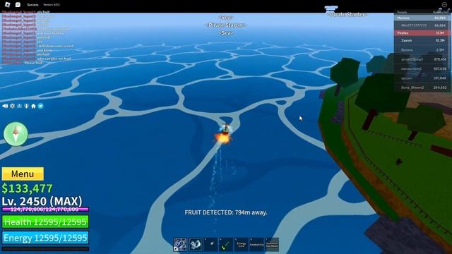 Driving Around A Island 1,000 Times In Roblox Blox Fruits