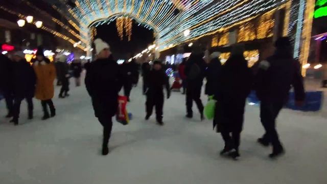 DJ.Челябинск Кировка и ледовый городок на площади Революции. 08.01.2022г