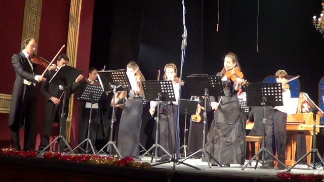 Martin And Alexander Zayranov Plays Vivaldi Concert In B Moll For Four Violins II,III Part