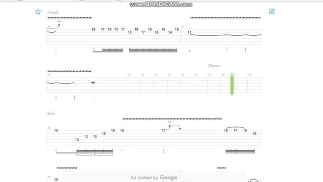 Tablature Gitar Like An Angel Yngwie Malmsteen