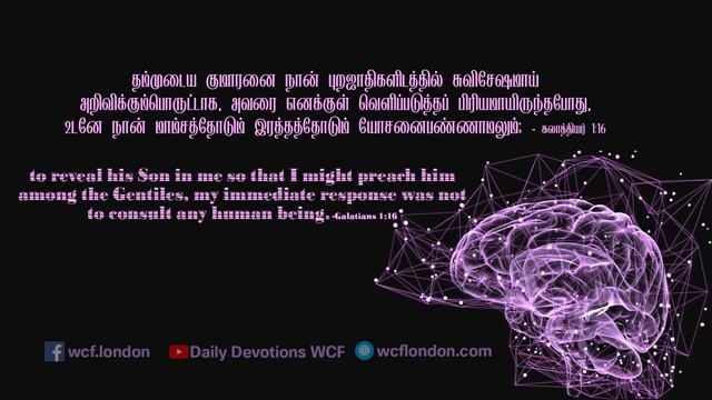 கலாத்தியர் 1:16 - Galatians 1:16 - MM - 24th June 2019