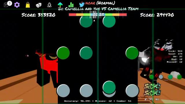 ⭐Funky Friday| Camellia| 96%| Gameplay/MOBILE PLAYER