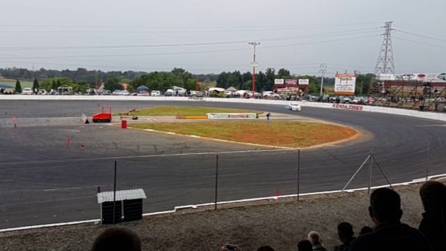 Drifting At The Rock Raceway