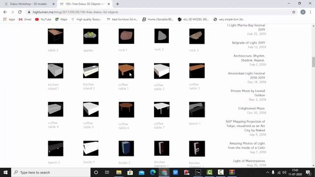 BEST 3 SITES TO GET FREE 3D MODELS IN DIALUX EVO 9