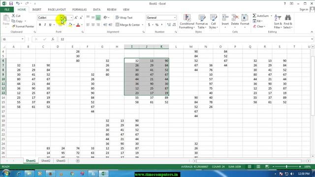 Ms Excel 2013 Tutorial In Telugu Part 2