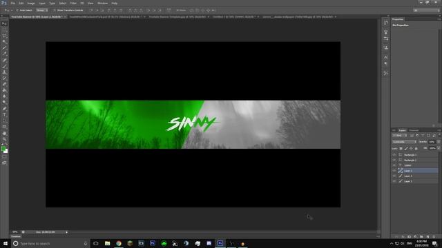 How To Make A Simple YouTube Banner 2020!