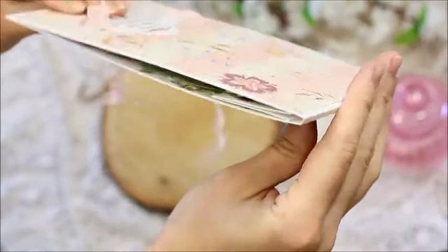 Цветочная Pop-up открытка