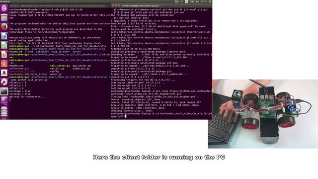 Smart Video Car For Raspberry Pi Assembly Tutorials 04 Software Setting/Configuration/Debugging
