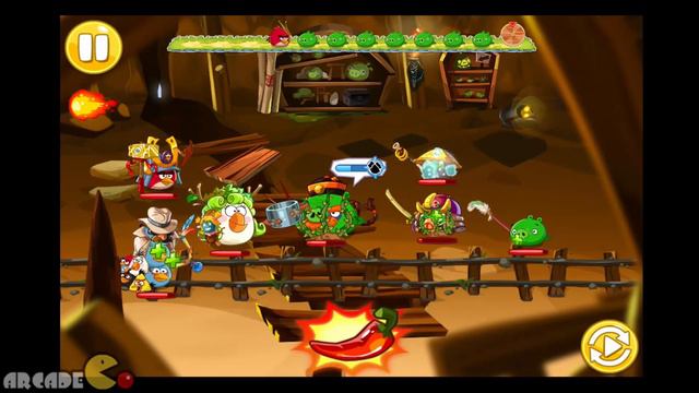 Angry Birds Epic: FINAL CAVE Unlocked - CAVE 5 Burning Plain Level 9