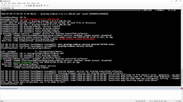 23. Graylog 3.0 Sidecar Linux Configuration