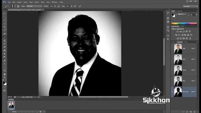 24-  Perfect & Smooth Selections In Photoshop | Masking And Layer Channel - Photoshop Tutorial