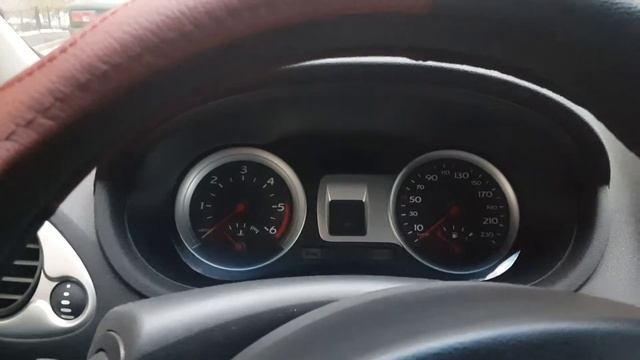 Renault Clio 3 запуск двигателя