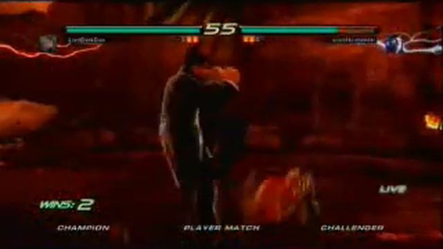 Tekken 6 Xbox LIVE Tournament: LordDarkDan (Jin) Vs. Sinister Malice (DVJ)