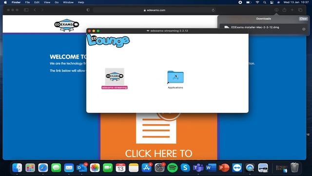 EDExams Application Download For Apple Mac Computers