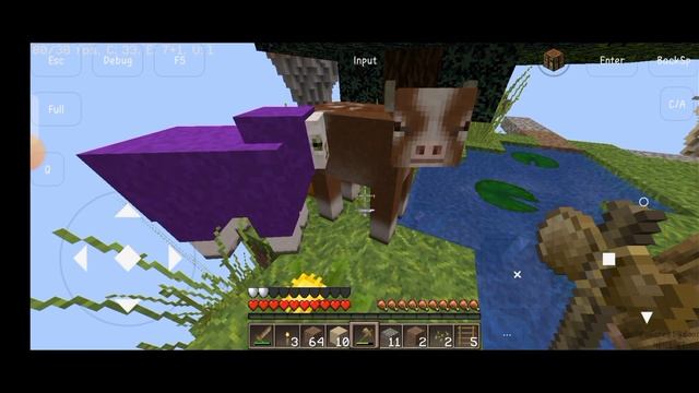 Playing Minecraft Java Edition On Android | HELLO LAUNCHER |Sky Block Gameplay #minecraft #viral